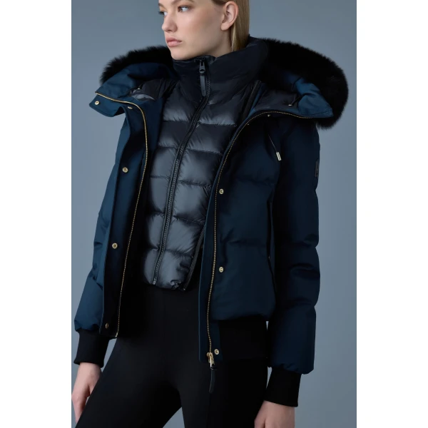 Mackage Nefi-BX Down Jacket in Navy