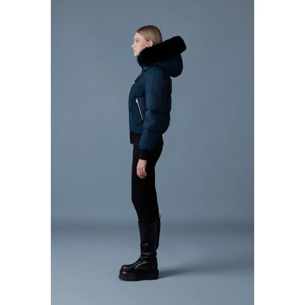 Mackage Nefi-BX Down Jacket in Navy