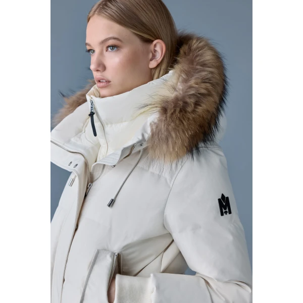 Mackage Nefi-F Down Jacket in Cream