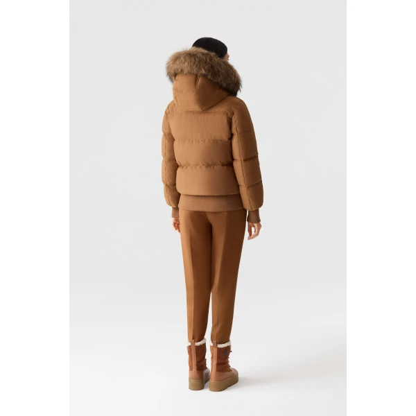 Mackage Nefi-F Down Jacket in Earth Brown