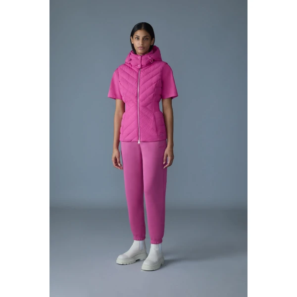 Mackage Nev-R Double-Face Jersey Sweatpants in Azalea
