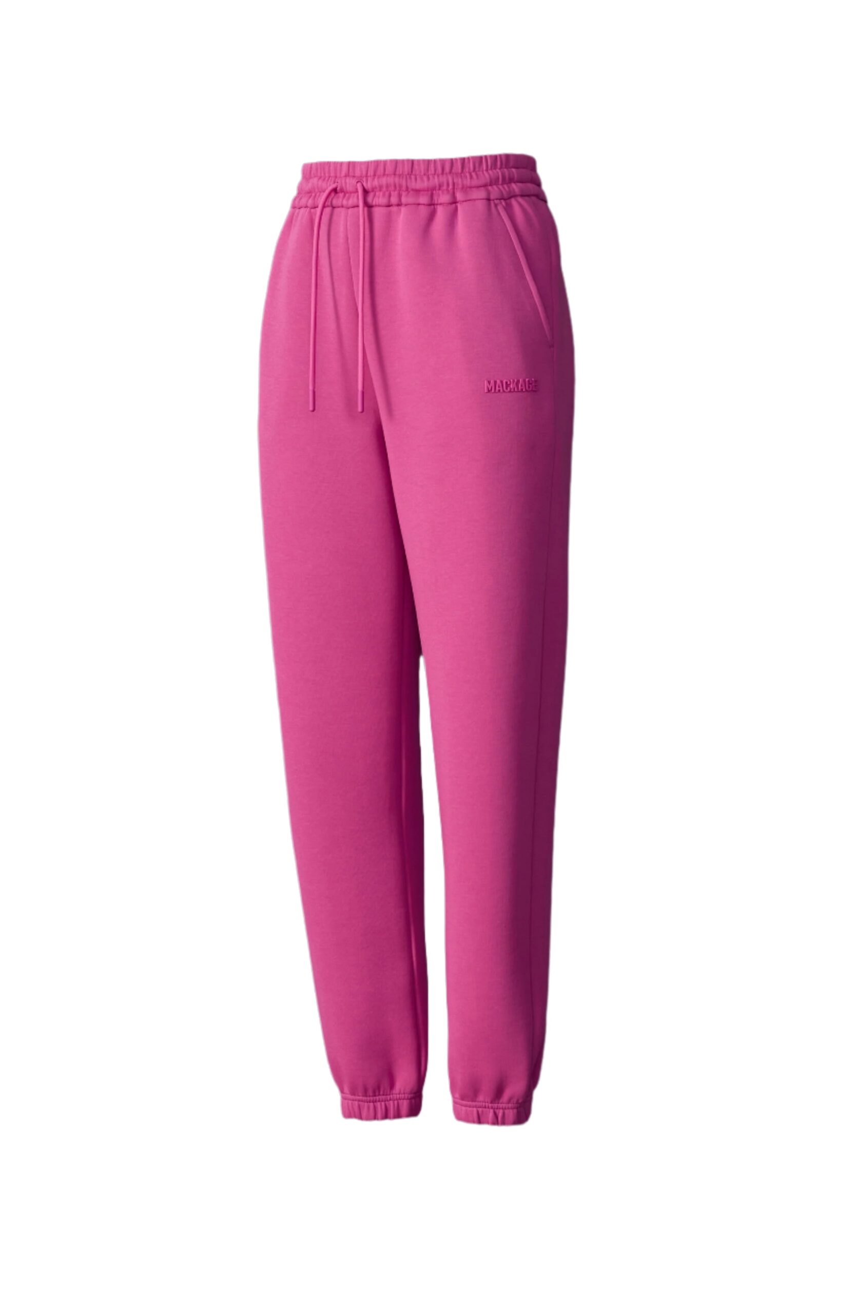Mackage Nev-R Double-Face Jersey Sweatpants in Azalea Mackage Nev-R Double-Face Jersey Sweatpants in Azalea