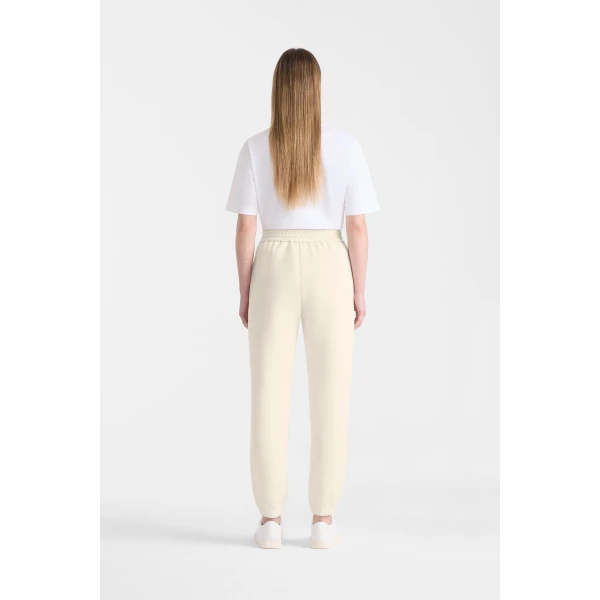 Mackage Nev-R Double-Face Jersey Sweatpants in Cream-Navy