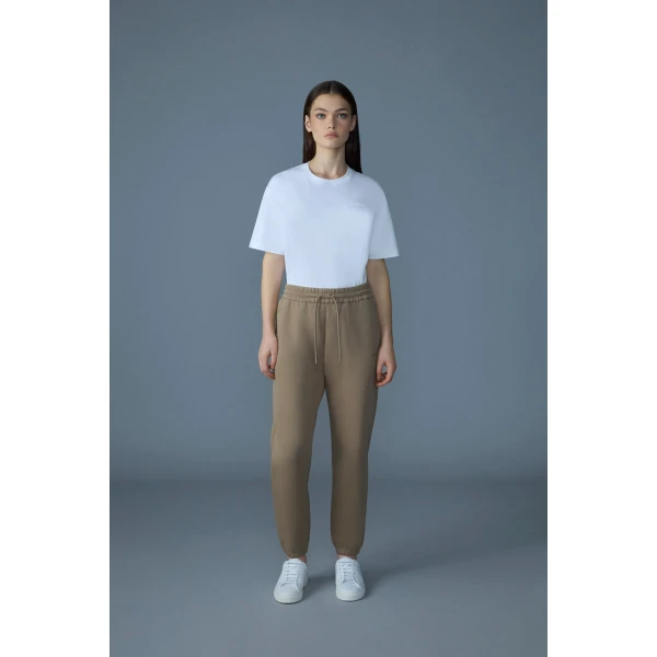 Mackage Nev-R Double-Face Jersey Sweatpants in Light Camel
