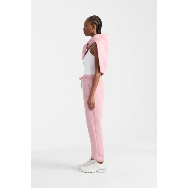 Mackage Nev-R Double-Face Jersey Sweatpants in Soft Pink