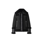 mackage nikolina mixed media jacket