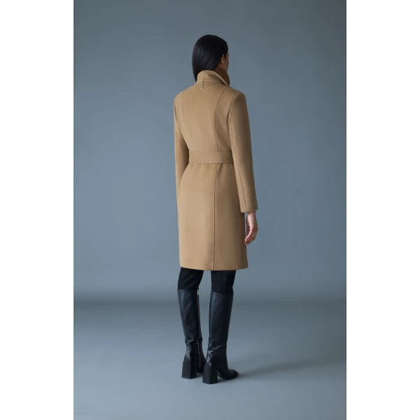 norita 2-in-1 double face wool coat otter
