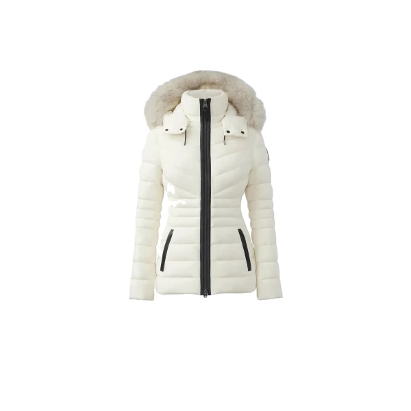 Mackage Patsy-BX Agile 360 Down Jacket in Cream