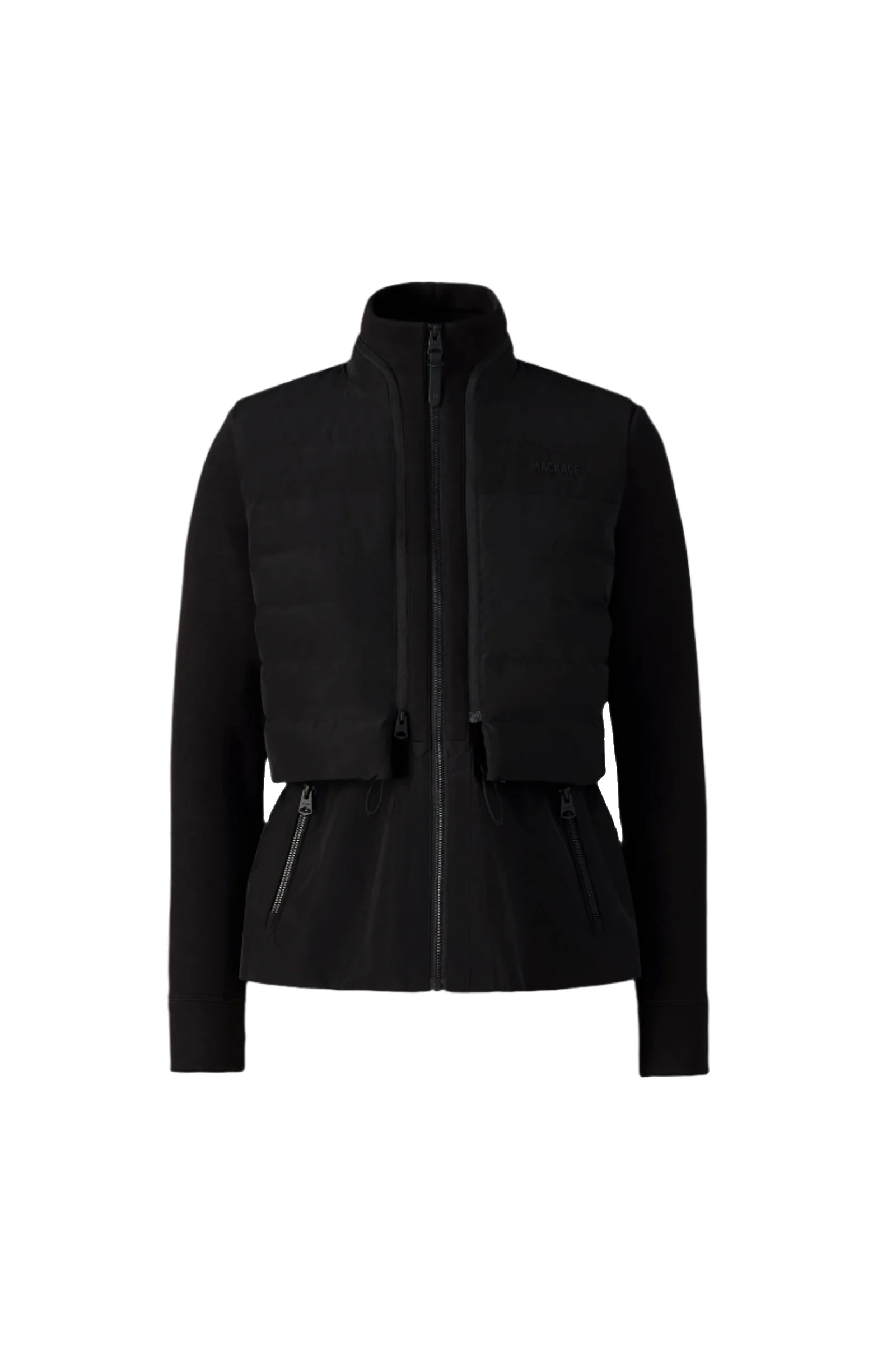 Mackage Priscilla-Z 3-In-1 Hybrid Lightweight Down Jacket in Black mackage priscilla-z 3-in-1 hybrid lightweight down jacket