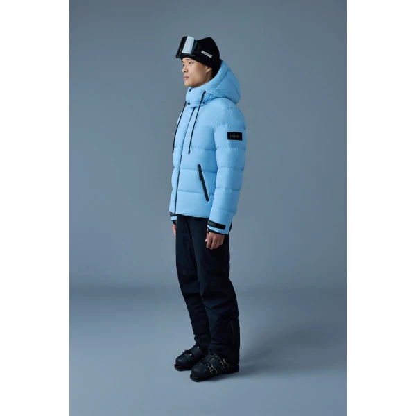 Mackage Samuel-SKI Medium Down Jacket in Sky Blue