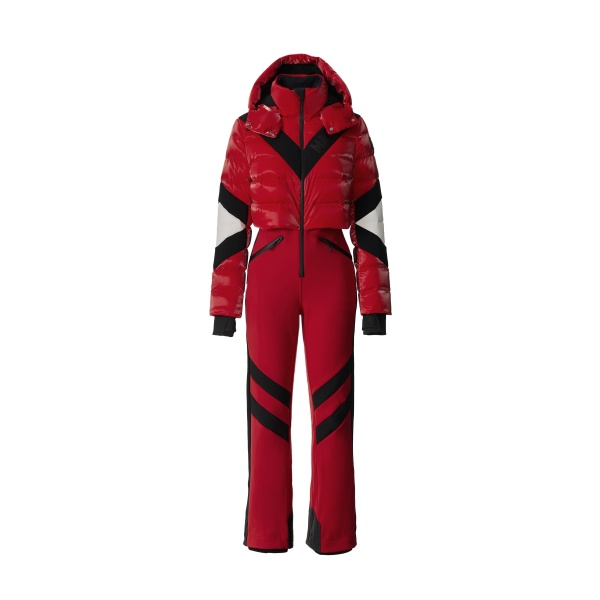 mackage satory-glo high-gloss down ski suit