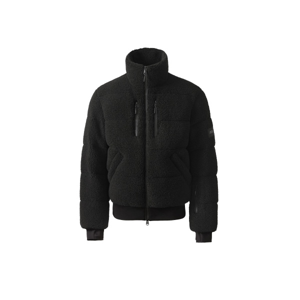 Mackage Shepard Down Teddy Jacket in Black