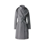 Mackage Shia-SLB 2-In-1 Double-Face Wool Coat in Carbon Mix Mackage Shia-SLB 2-In-1 Double-Face Wool Coat in Carbon Mix