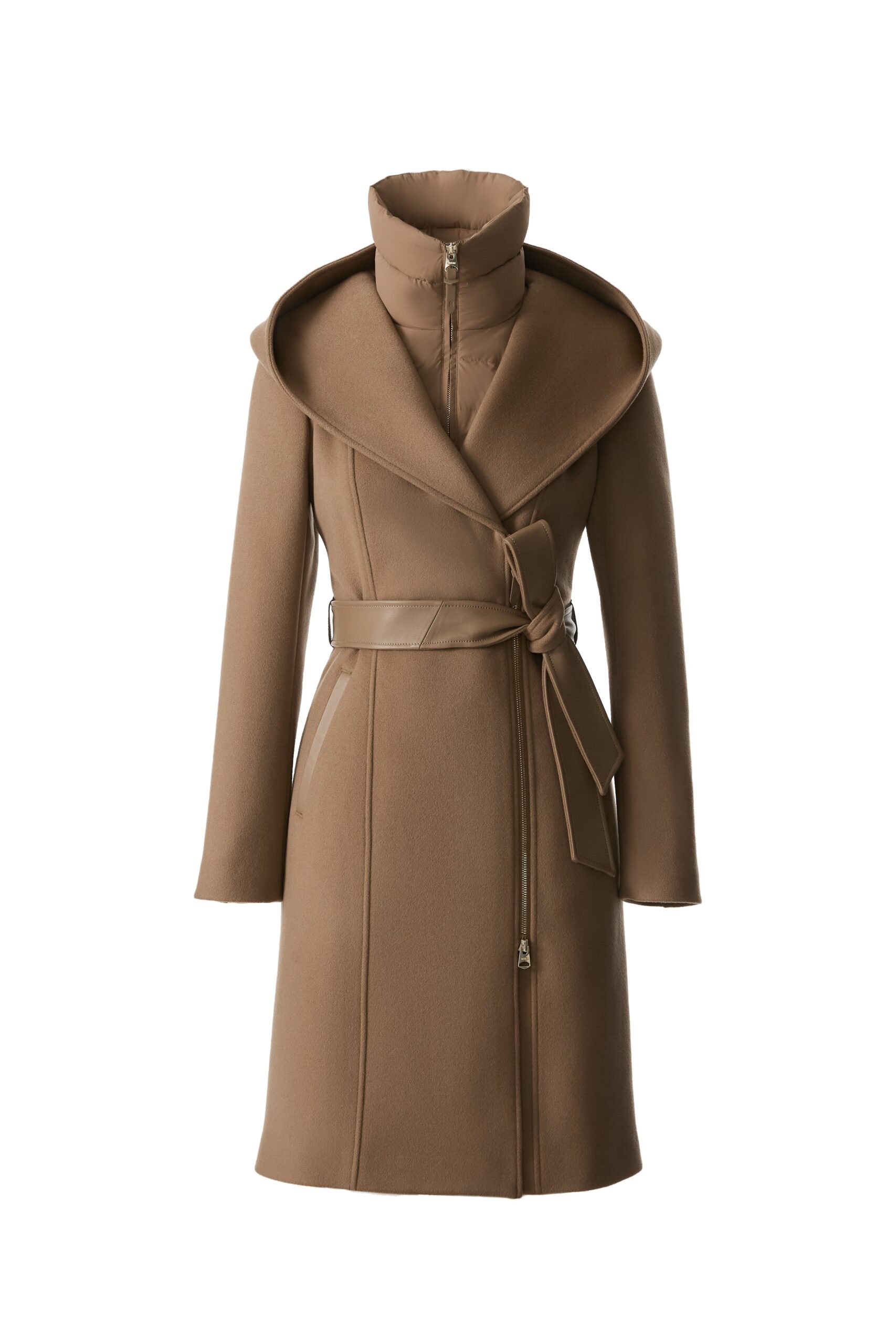 Mackage Shia-SLB 2-In-1 Double-Face Wool Coat in Otter Mackage Shia-SLB 2-In-1 Double-Face Wool Coat in Otter