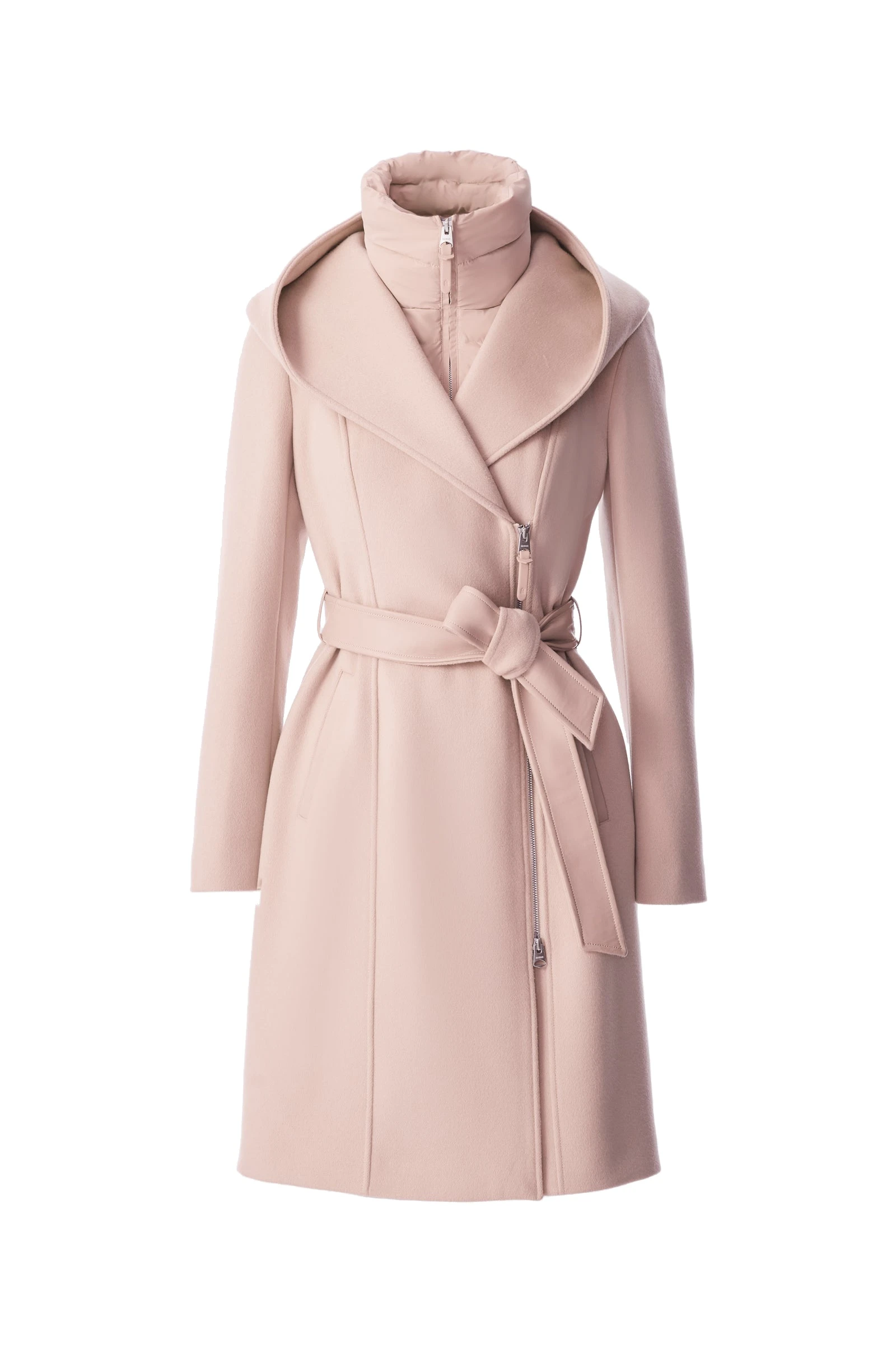 Mackage Shia-SLB 2-In-1 Double-Face Wool Coat in Sepia Rose Mackage Shia-SLB 2-In-1 Double-Face Wool Coat in Sepia Rose