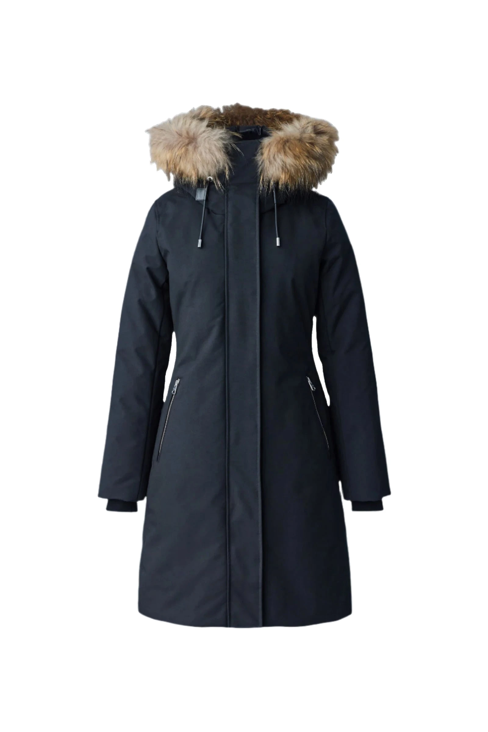 Mackage Shiloh-F 2-In-1 Fitted Down Coat in Black mackage shiloh-f 2-in-1 fitted down coat