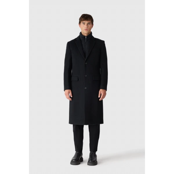 Mackage Skai-LG 3-In-1 Wool Coat in Black