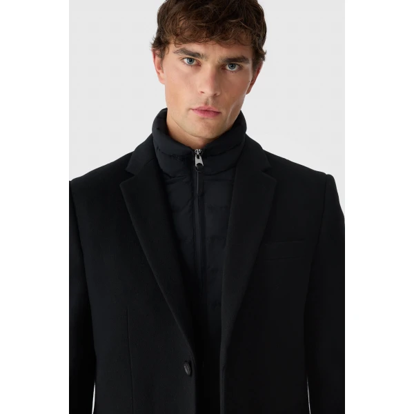 Mackage Skai-LG 3-In-1 Wool Coat in Black