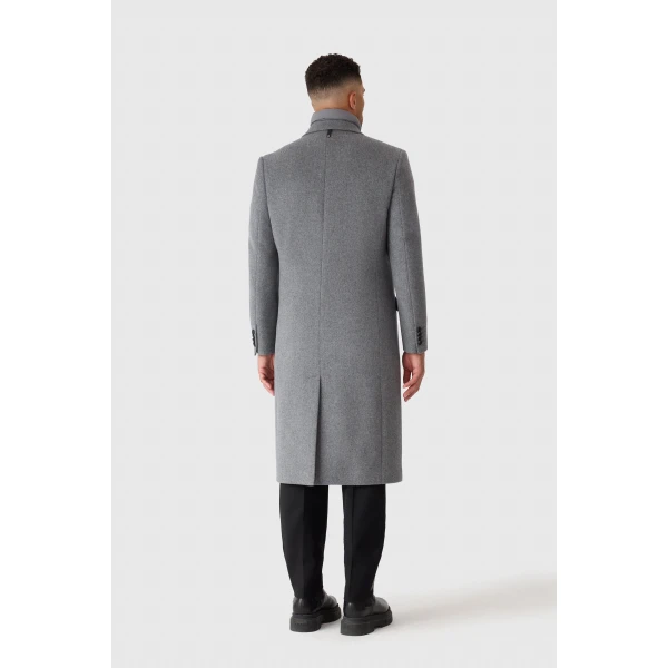 Mackage Skai-LG 3-In-1 Wool Coat in Carbon Mix