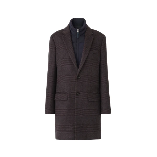 Mackage Skai-PL 3-In-1 Convertible Coat in Navy-Coffee