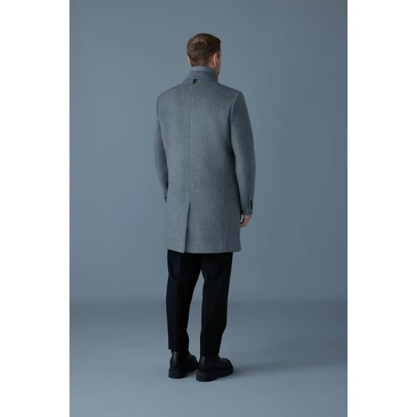 Mackage Skai-SLB 3-In-1 Wool Coat in Carbon Mix