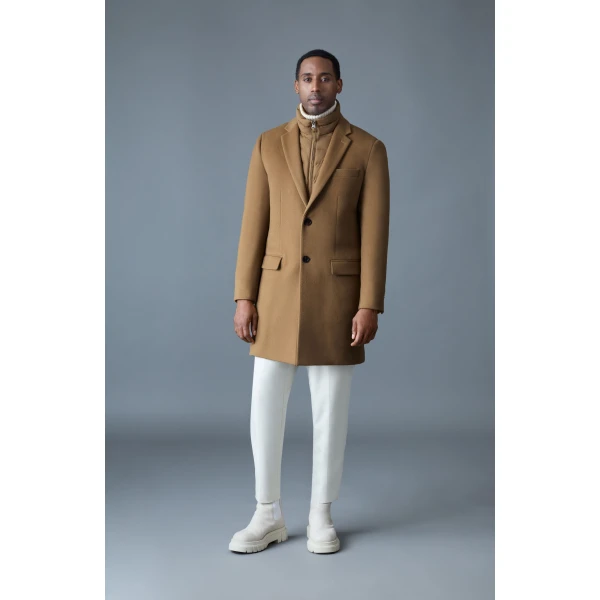 Mackage Skai-SLB 3-In-1 Wool Coat in Otter