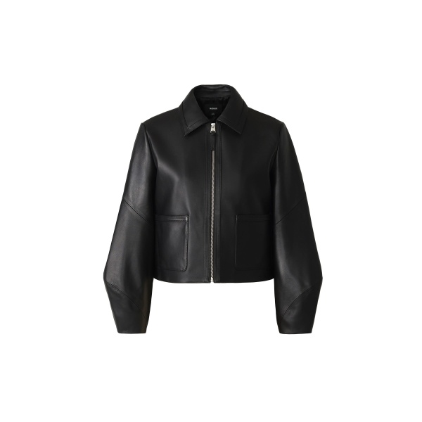 mackage solana-l relaxed fit leather bomber