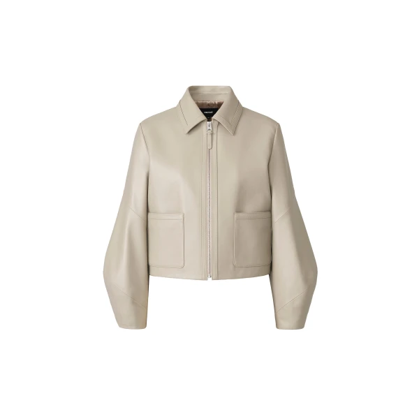mackage solana-l relaxed fit leather bomber