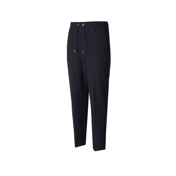 Mackage Stanley-K Brushed Knit Pants in Navy-Cream