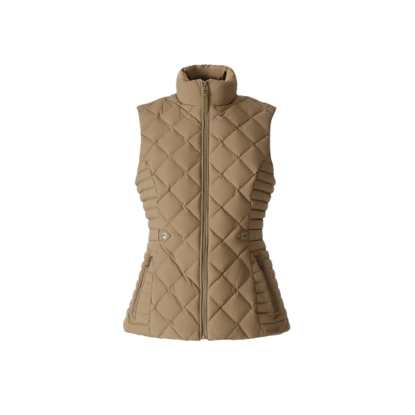 Mackage Stefania Diamond Quilted Down Vest in Otter