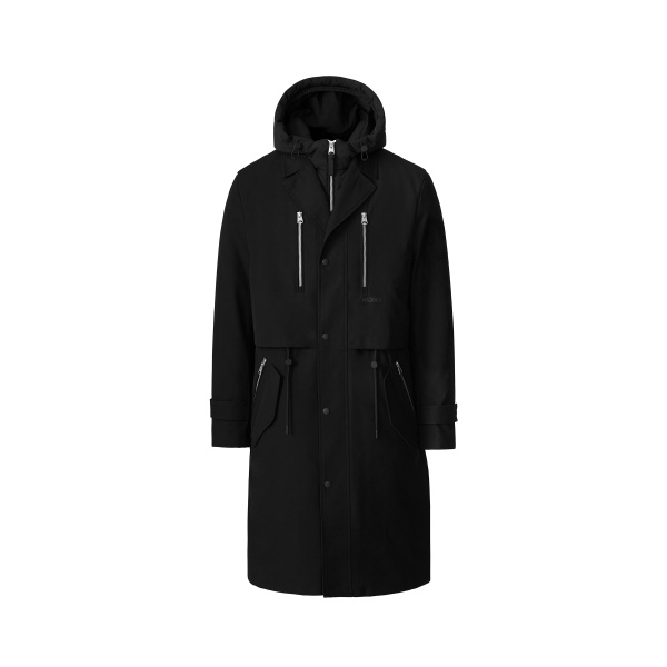 Mackage Sterling 2-In-1 Long Trench Coat in Black