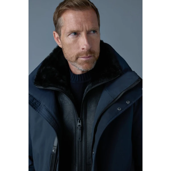 Mackage Sullivan 2-In-1 Down Coat in Navy