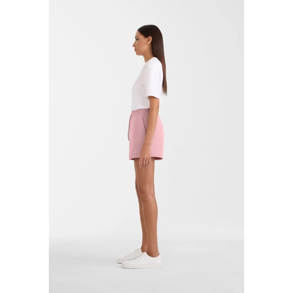 Mackage Summer-R Drawstring Shorts in Soft Pink