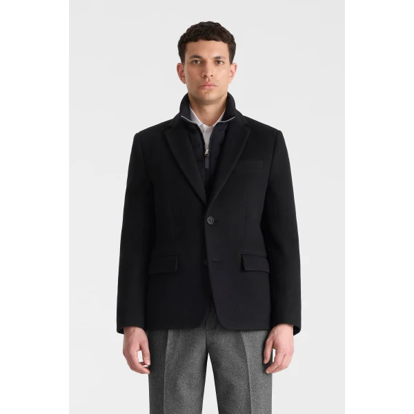 Mackage Sutton 3-In-1 Wool Coat in Black