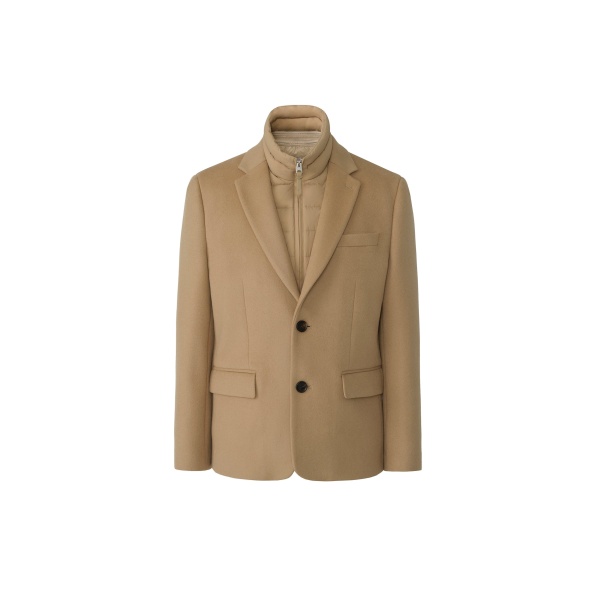Mackage Sutton 3-In-1 Wool Coat in Light Camel