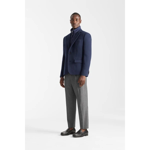 Mackage Sutton 3-In-1 Wool Coat in Marine Blue