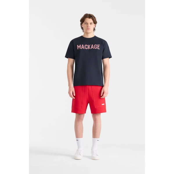 Mackage Tee-PCR Tee-Shirt with Mackage Logo in Navy-Multi