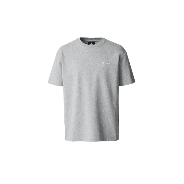 Tee-R Tee-Shirt with MACKAGE Silicone Logo in Light Grey Mix