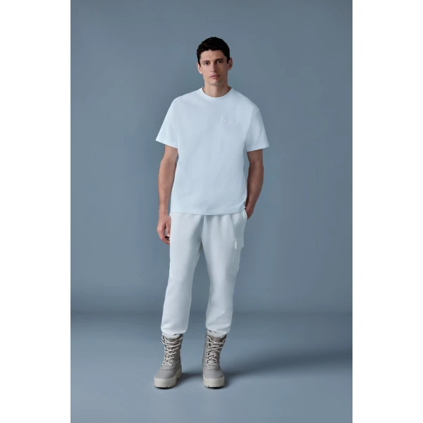Mackage Tee-R Tee-Shirt with MACKAGE Silicone Logo in White