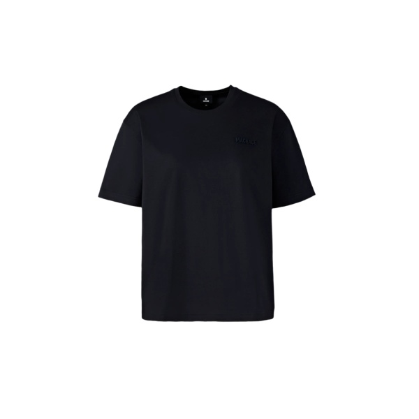 Mackage Tee-W T-Shirt with Mackage Silicone Logo in Navy