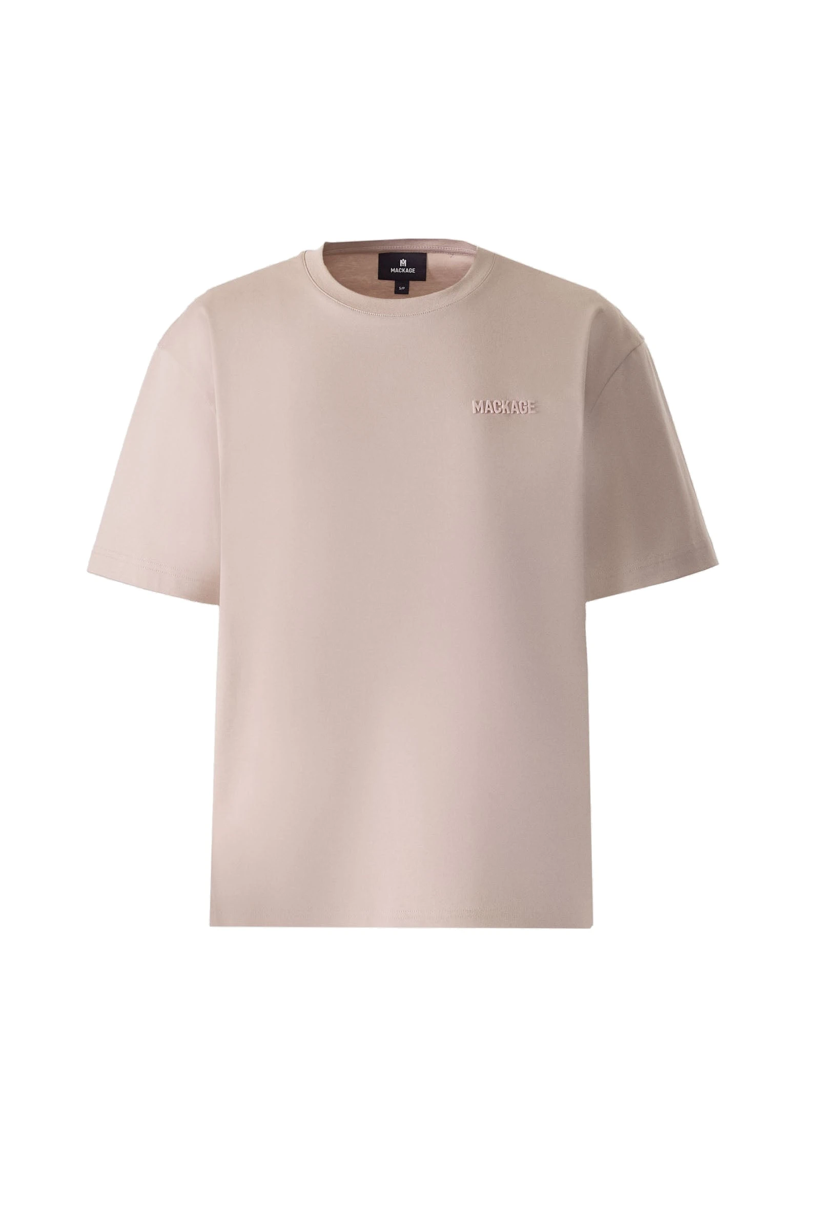 Mackage Tee-W T-Shirt with Mackage Silicone Logo in Sepia Rose Mackage Tee-W T-Shirt with Mackage Silicone Logo in Sepia Rose