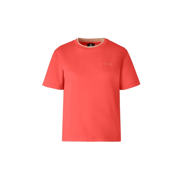 mackage tee-wnv double crewneck collar t-shirt