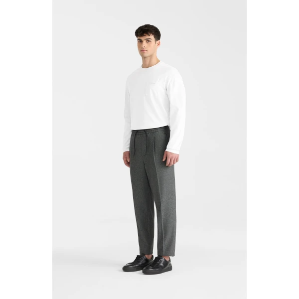 Mackage Trey Long Sleeve Crew Neck T-Shirt in White