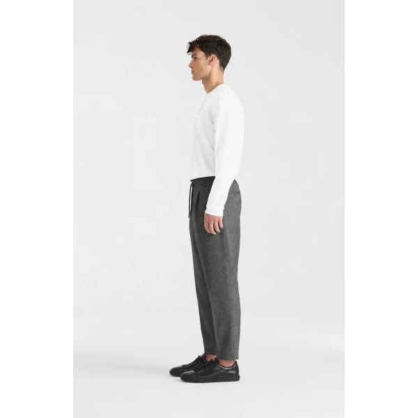 Mackage Trey Long Sleeve Crew Neck T-Shirt in White