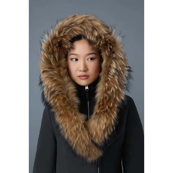 Mackage Trish-F Powder Touch Down Coat in Black