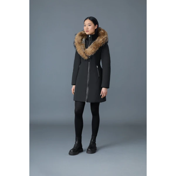 Mackage Trish-F Powder Touch Down Coat in Black