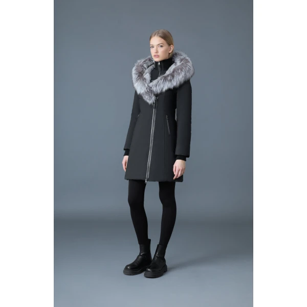 Mackage Trish-X Powder Touch Down Coat in Black