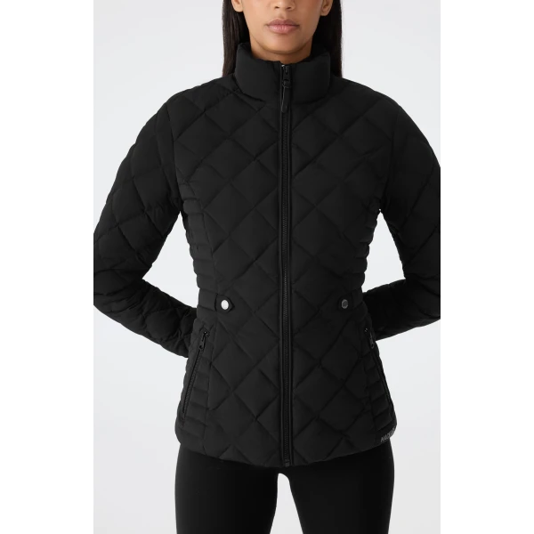 Mackage Vik Diamond Quilted Down Jacket in Black