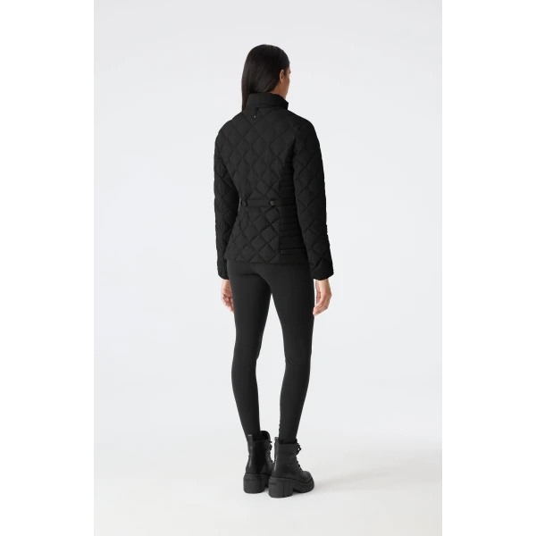 Mackage Vik Diamond Quilted Down Jacket in Black