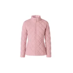 Mackage Vik Diamond Quilted Down Jacket in Soft Pink